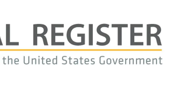 Share image published by Federal Register
